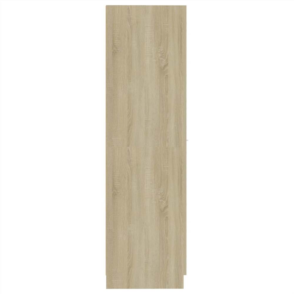 Apothecary Cabinet Sonoma Oak 30x42.5x150 cm Chipboard