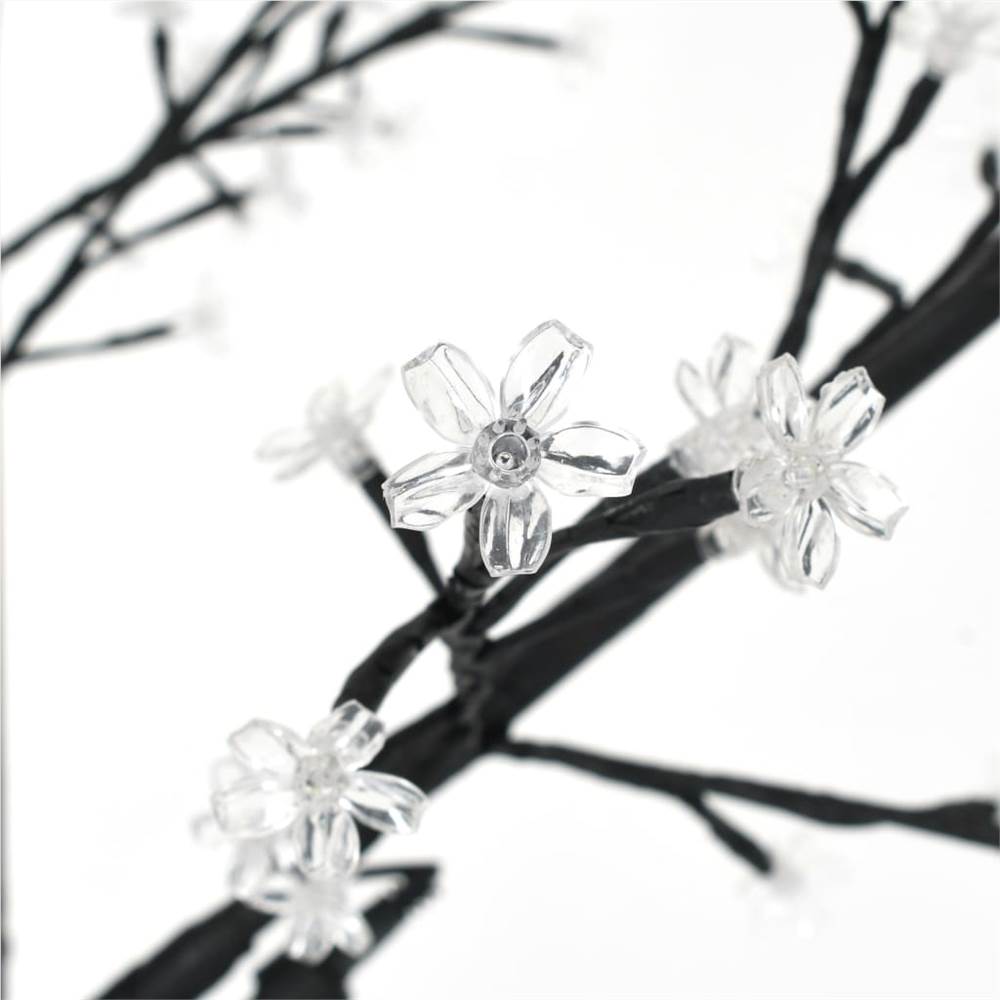 Christmas Tree 200 LEDs Colourful Light Cherry Blossom 180 cm