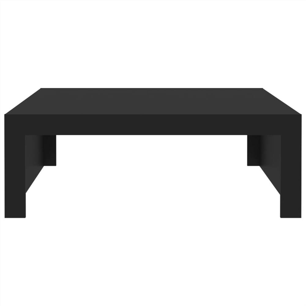 Coffee Table Black 100x100x35 cm Chipboard