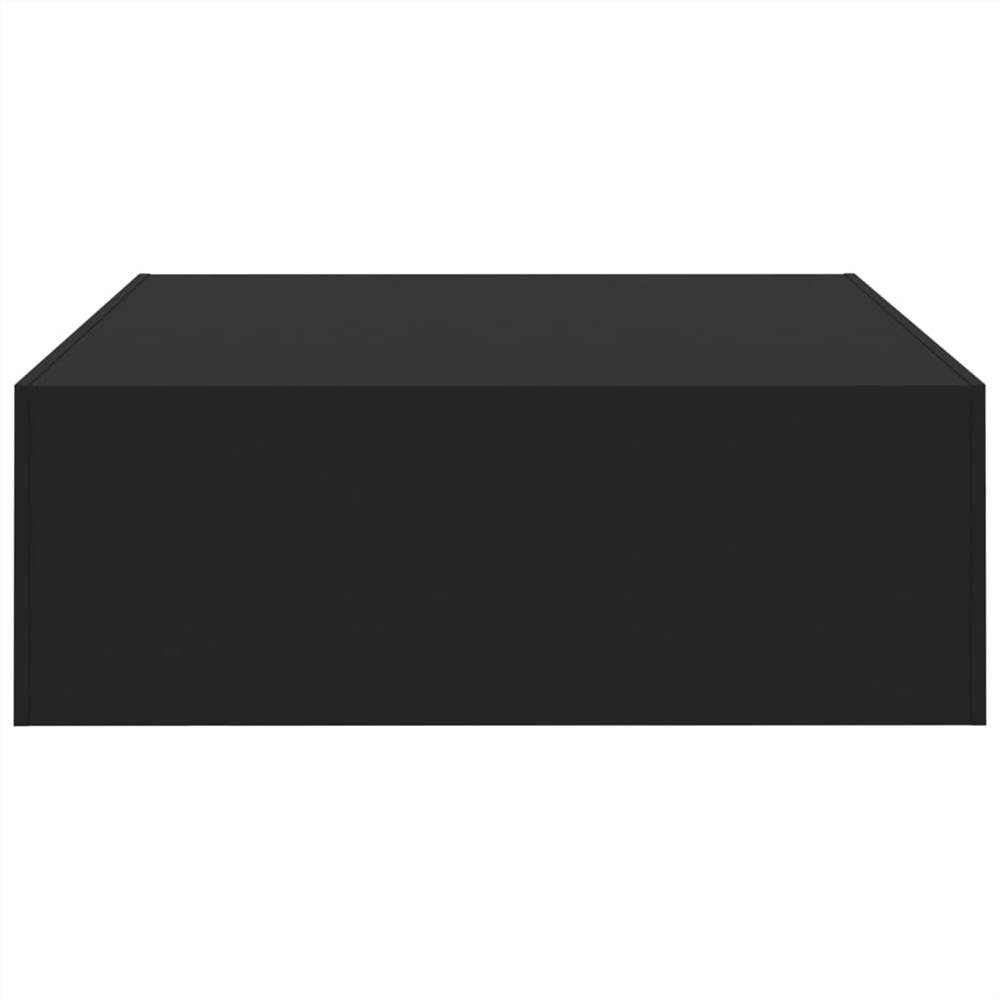 Coffee Table Black 100x100x35 cm Chipboard