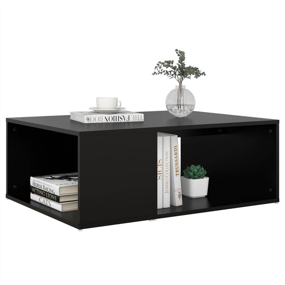 Coffee Table Black 90x67x33 cm Chipboard