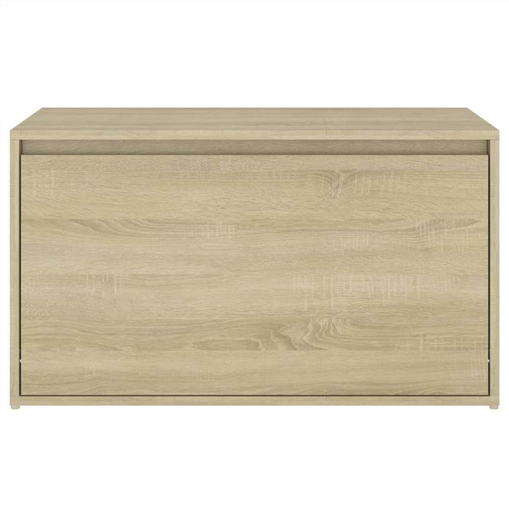 Hall Bench 80x40x45 cm Sonoma Oak Chipboard