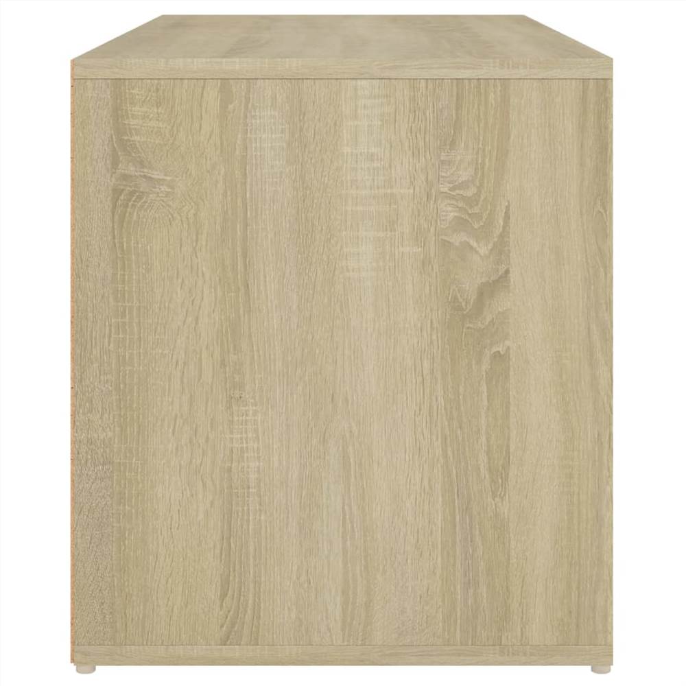 Hall Bench 80x40x45 cm Sonoma Oak Chipboard
