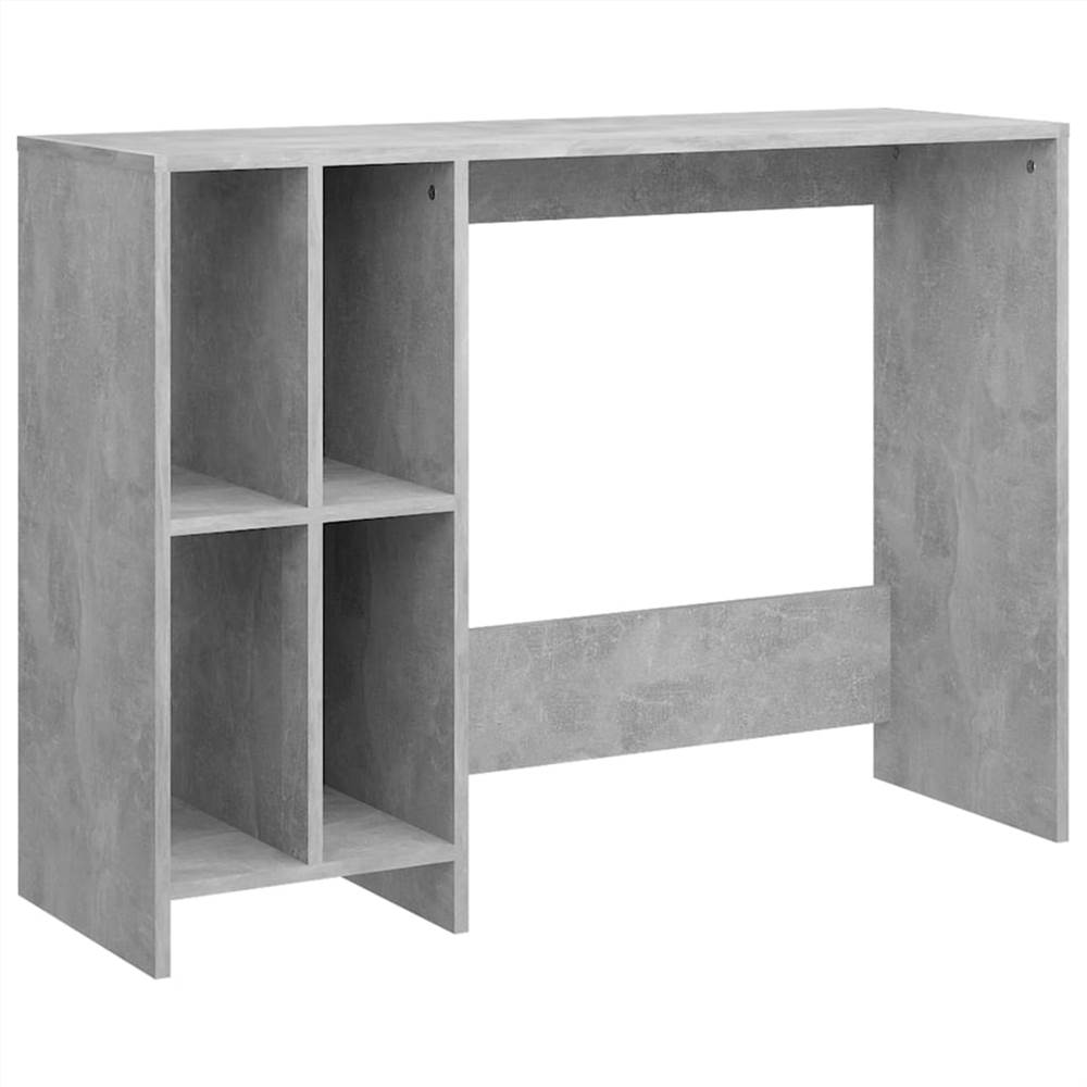 Notebook Desk Concrete Grey 102.5x35x75 cm Chipboard