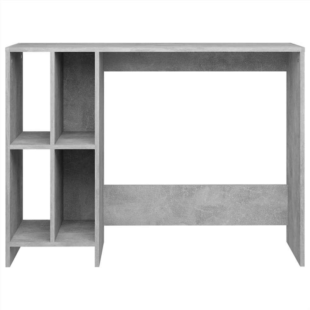 Notebook Desk Concrete Grey 102.5x35x75 cm Chipboard