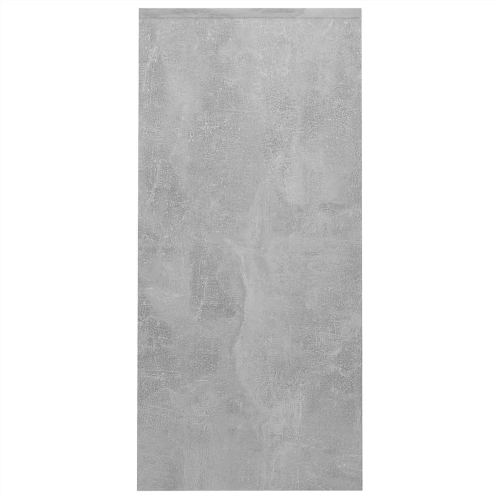 Notebook Desk Concrete Grey 102.5x35x75 cm Chipboard