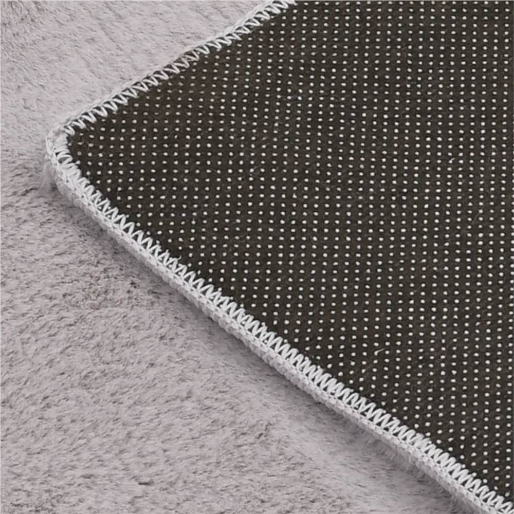 Rug Faux Rabbit Fur 200x300 cm Grey