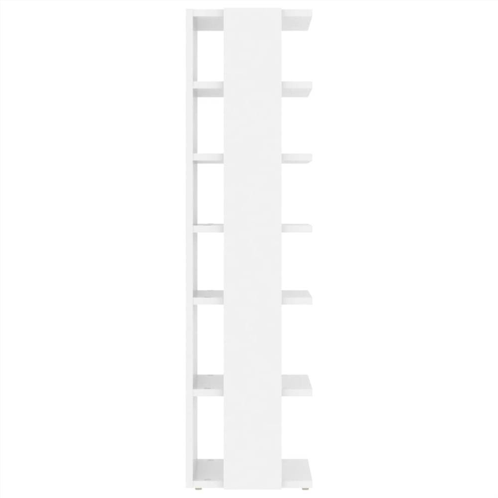 Shoe Cabinets 2 pcs High Gloss White 25x27x102 cm