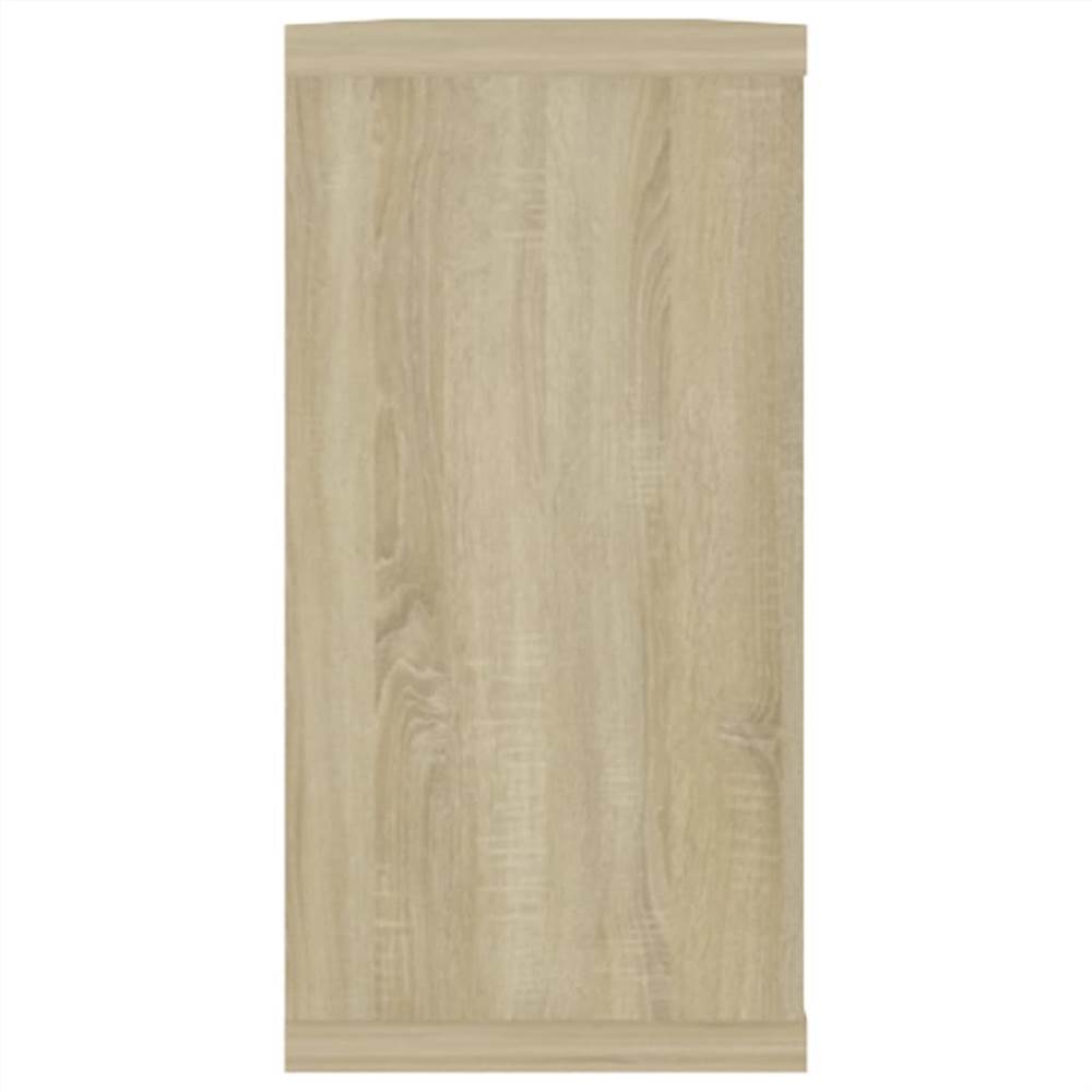 Wall Cube Shelves 4 pcs Sonoma Oak 100x15x30 cm Chipboard