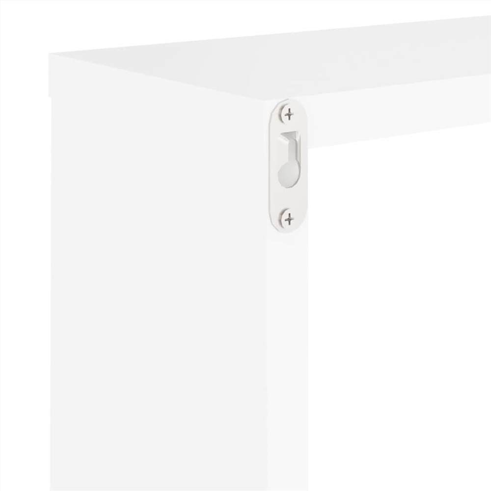 Wall Cube Shelves 6 pcs White 30x15x30 cm