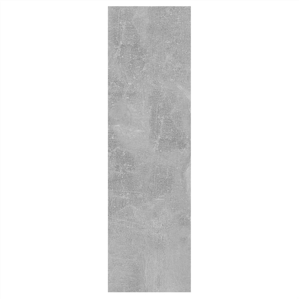Wall Shelf Concrete Grey 75x16x55 cm Chipboard