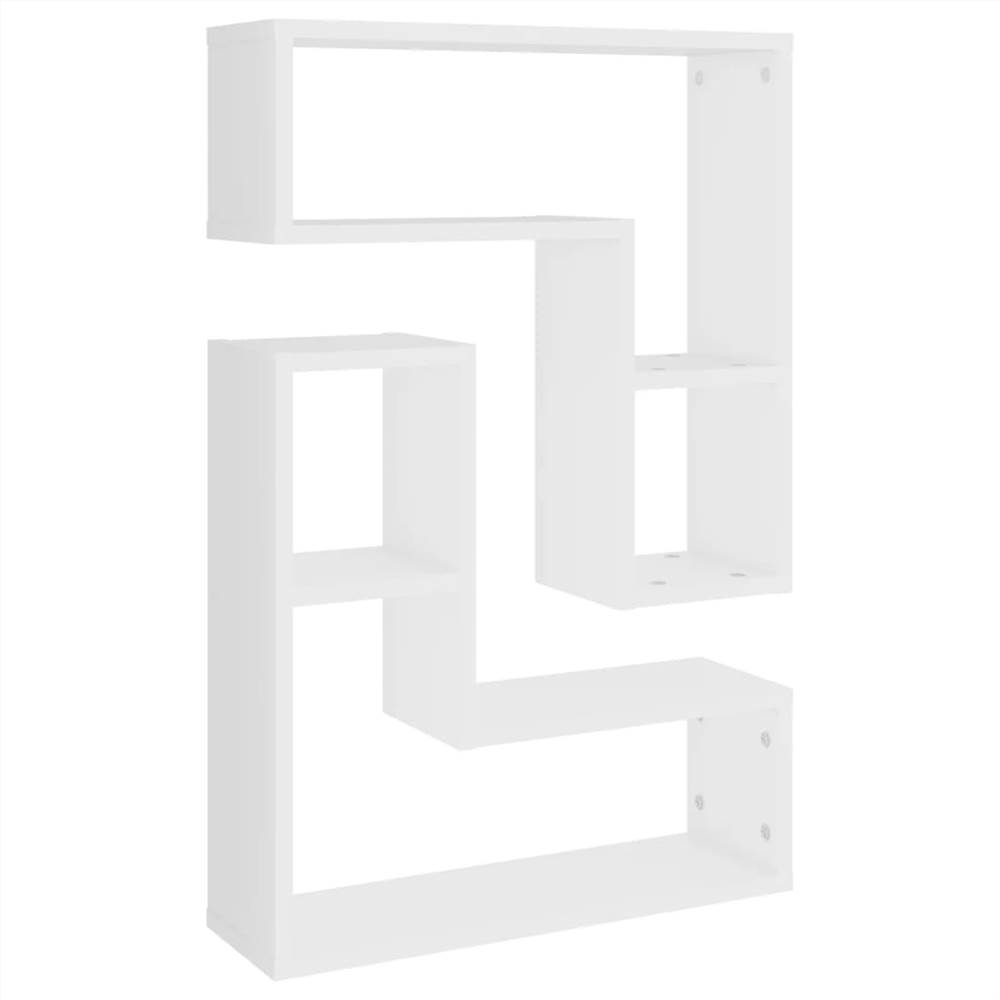 Wall Shelves 2 pcs White 50x15x50 cm Chipboard
