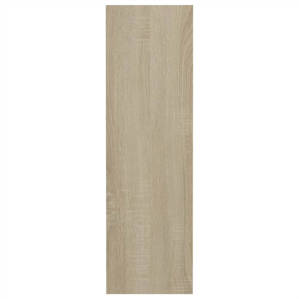 Wall Shoe Cabinets 4 pcs White&Sonoma Oak 60x18x60 cm Chipboard