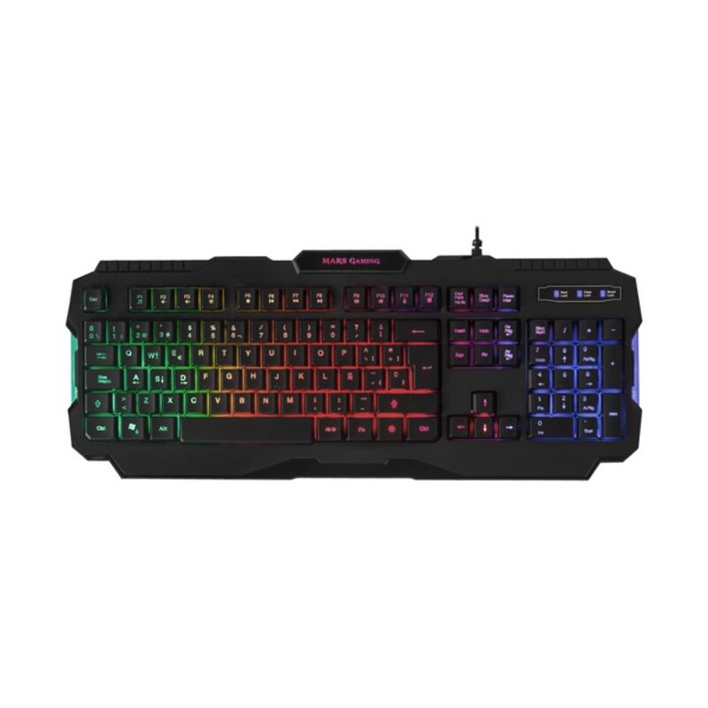 Keyboard with Gaming Mouse Mars Gaming MCP118
