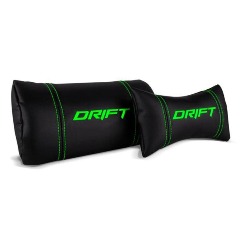 Gaming Chair DRIFT DR300BG 90-160o Foam Polyskin Green Black Black/Green