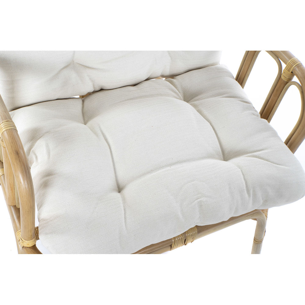 Armchair DKD Home Decor Beige Rattan (76 x 72 x 80 cm)