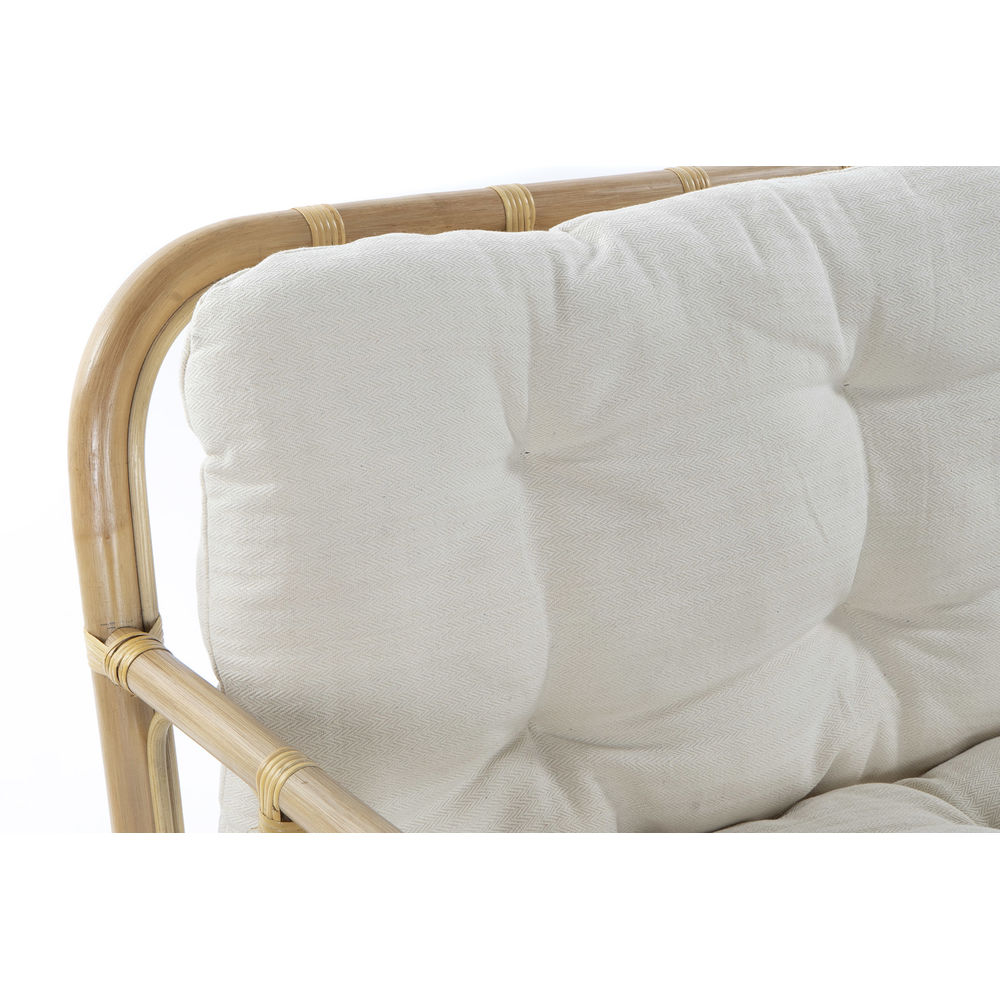 Armchair DKD Home Decor Beige Rattan (76 x 72 x 80 cm)