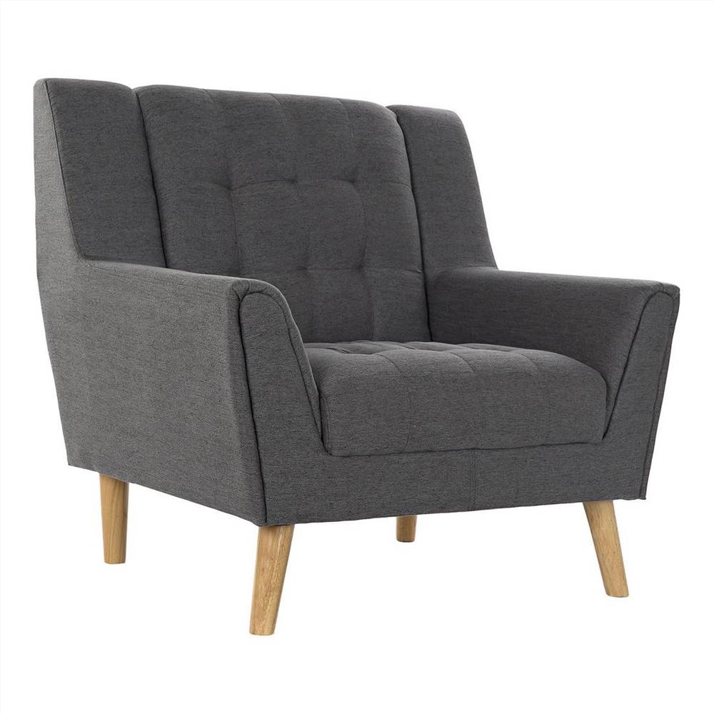 Linen Fabric Armchair With Backrest And Wooden Legs (93 x 80 x 90 cm)
Linen Fabric Armchair With Backrest And Wooden Legs (93 x 80 x 90 cm)