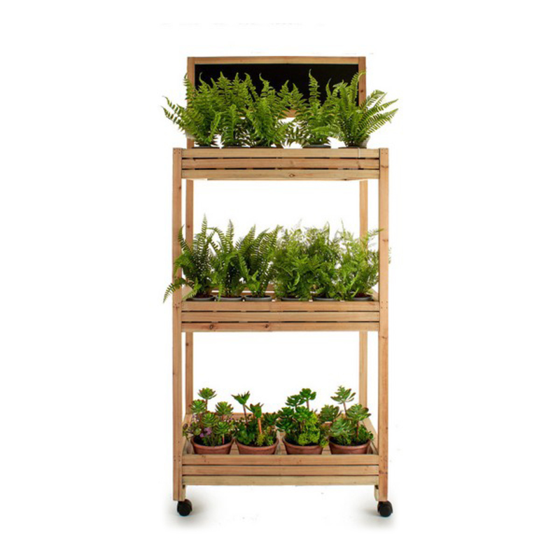 Shelves 3 Shelves Board Wood (41 x 159 x 69 cm)