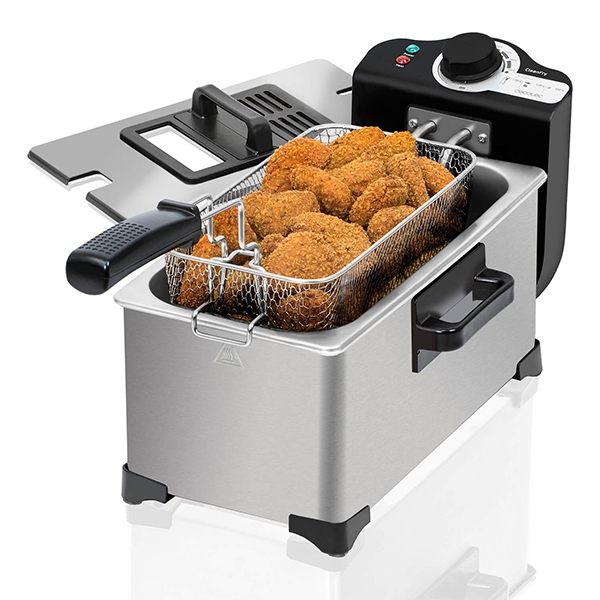 

Cecotec Home Kitchen 2000W 3L Stainless Steel Deep-Fat Fryer