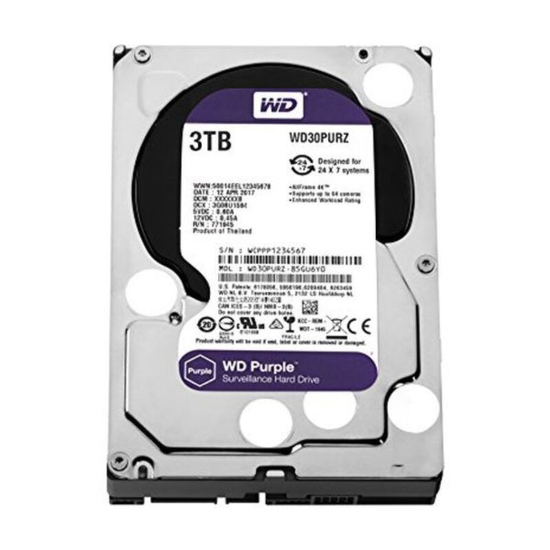 Hard Drive Western Digital SATA PURPLE 3,5