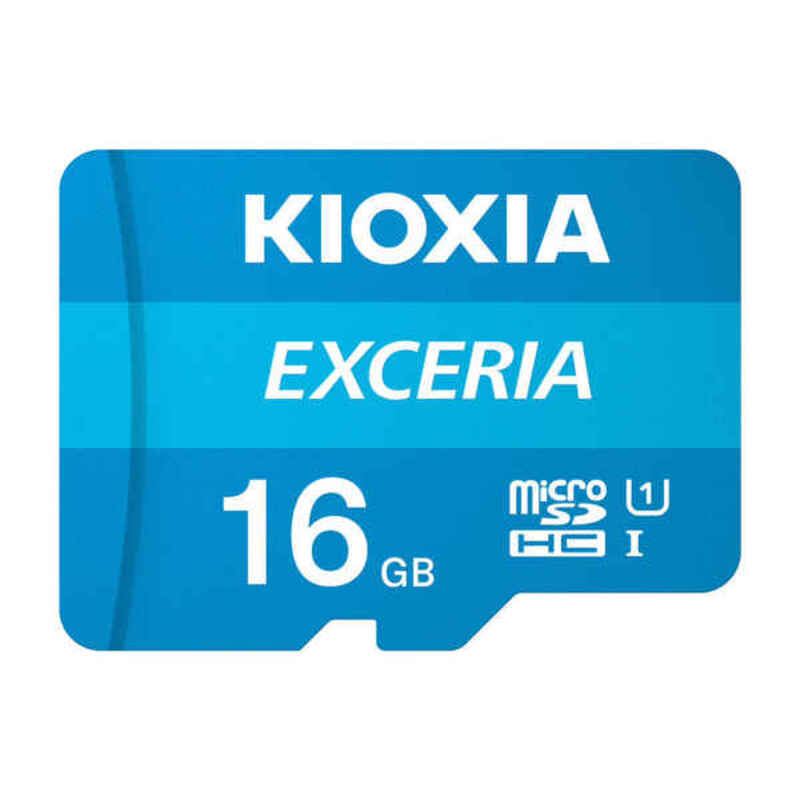 

Kioxia Exceria Micro SD Memory Card with Adaptor 100 MB/s Blue