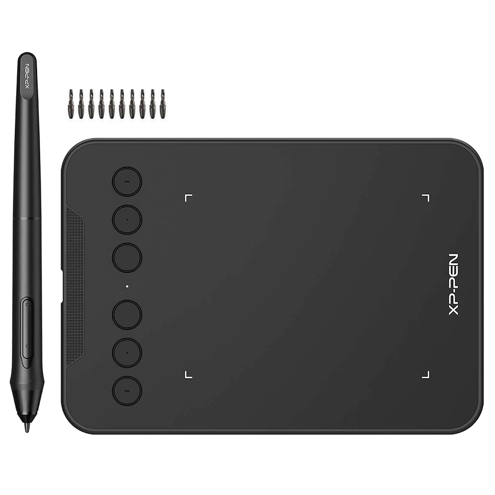 

XP-PEN Deco Mini 4 Graphic Tablet with 4 x 3 Inch Work Surface, for OSU Game, Drawing, Remote Learning, Design, Compatible with Android, Mac, Windows, Chrome OS - Black