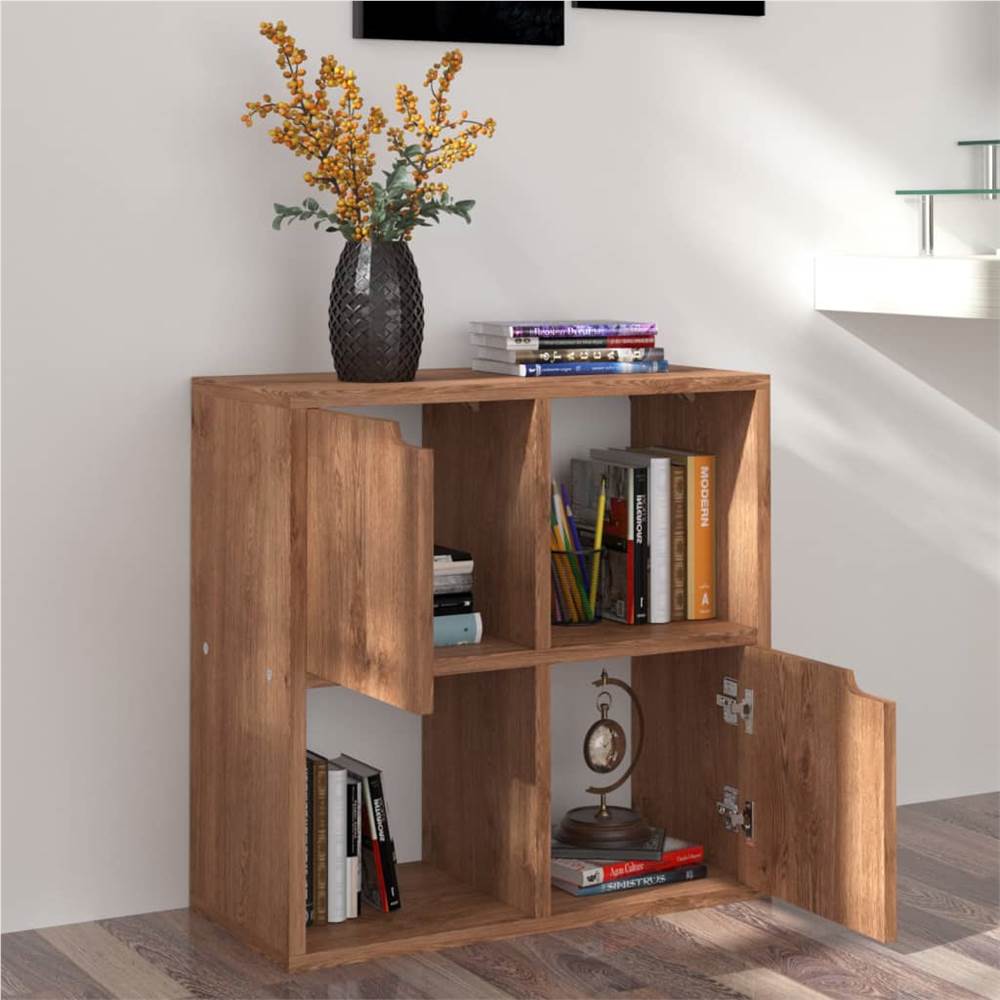 

Bookshelf Brown Oak 60x27.5x59.5 cm Chipboard