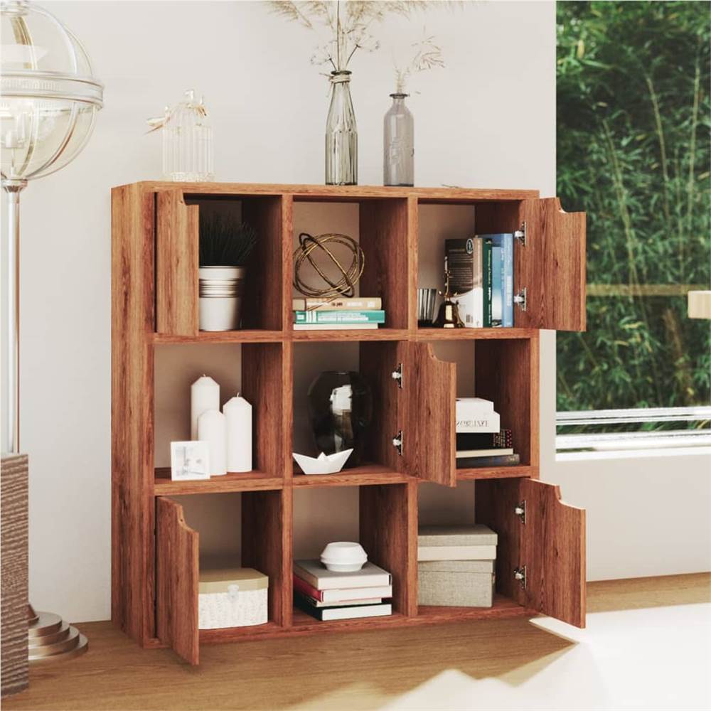 

Bookshelf Brown Oak 88.5x27.5x88 cm Chipboard