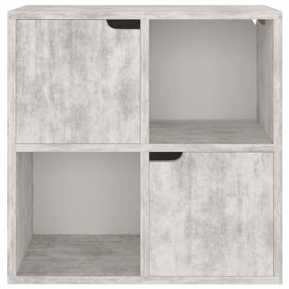 Bookshelf Concrete 60x27.5x59.5 cm Chipboard
