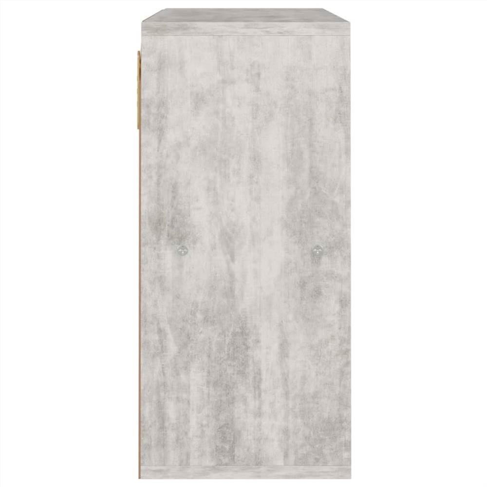 Bookshelf Concrete 60x27.5x59.5 cm Chipboard