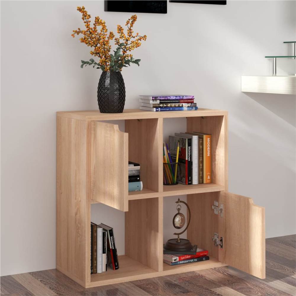 

Bookshelf Sonoma Oak 60x27.5x59.5 cm Chipboard