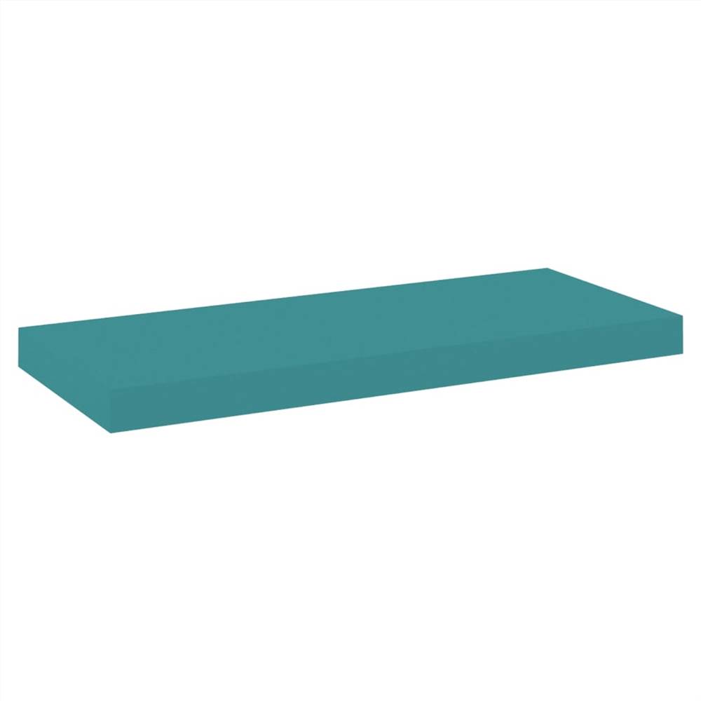 Floating Wall Shelves 2 pcs Blue 60x23.5x3.8 cm MDF