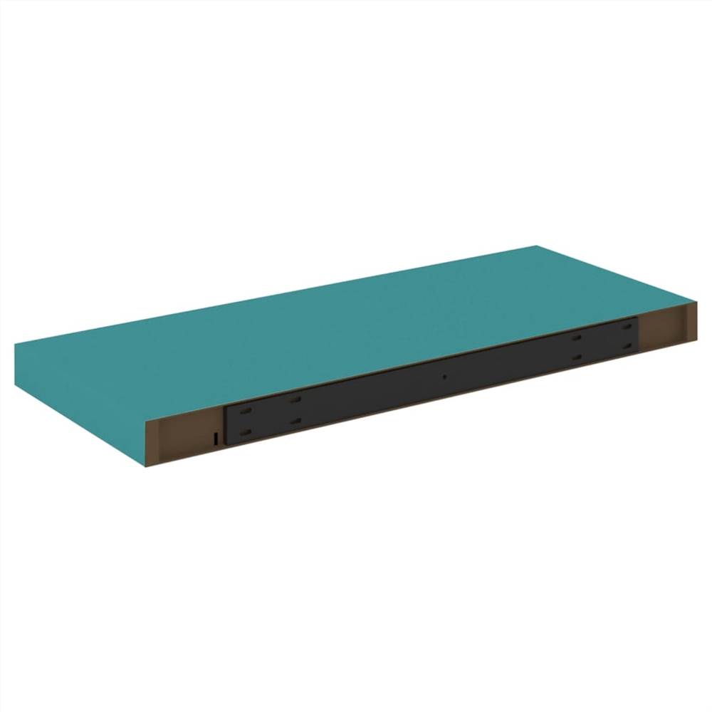 Floating Wall Shelves 4 pcs Blue 60x23.5x3.8 cm MDF