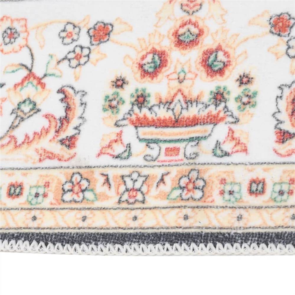 Printed Rug Washable Foldable Multicolour 160x230 cm Polyester