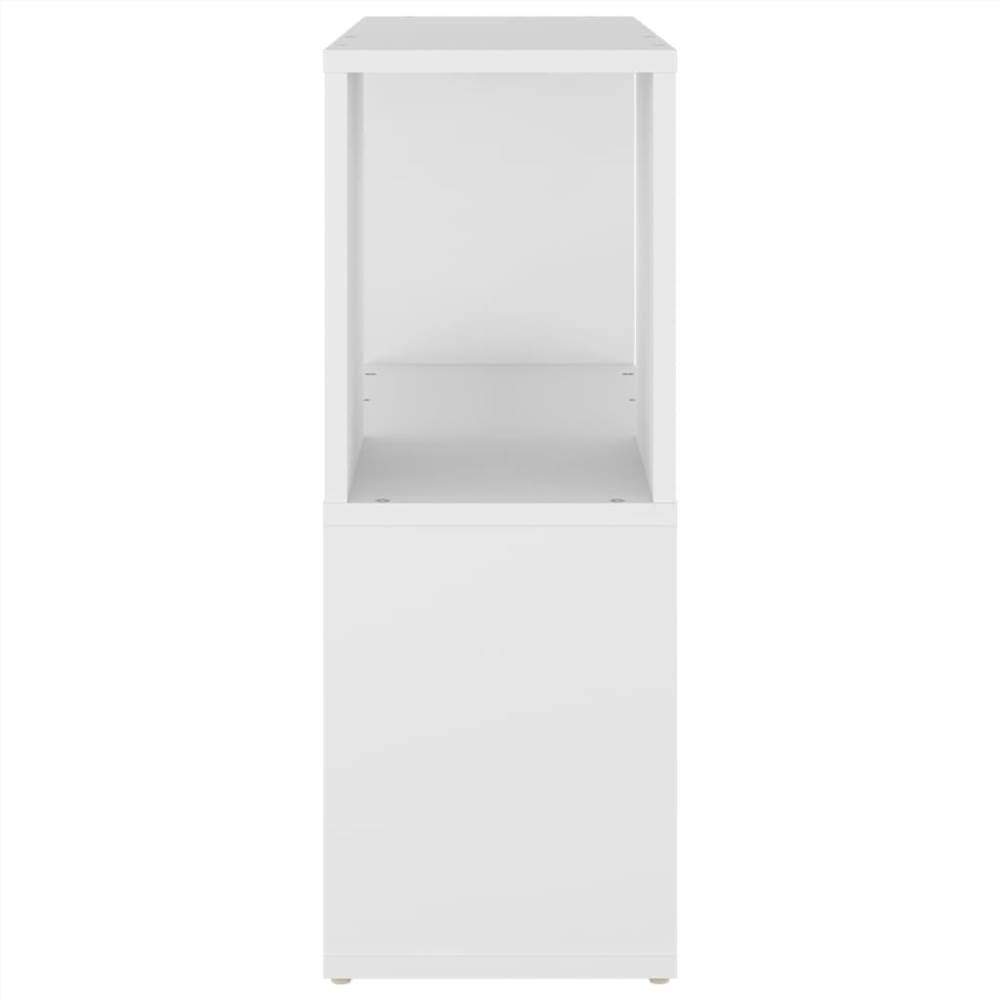 Book Cabinet White 60x24x63 cm Chipboard