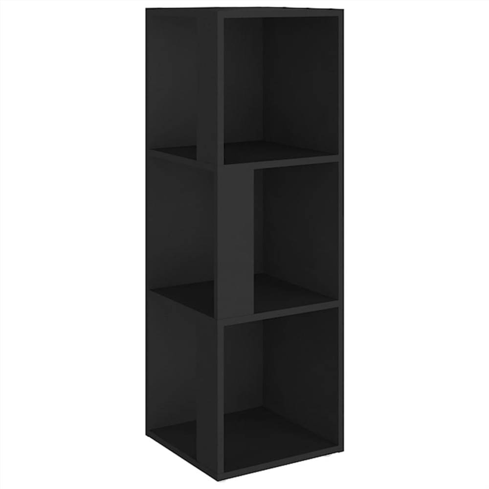 Corner Cabinet Black 33x33x100 cm Chipboard