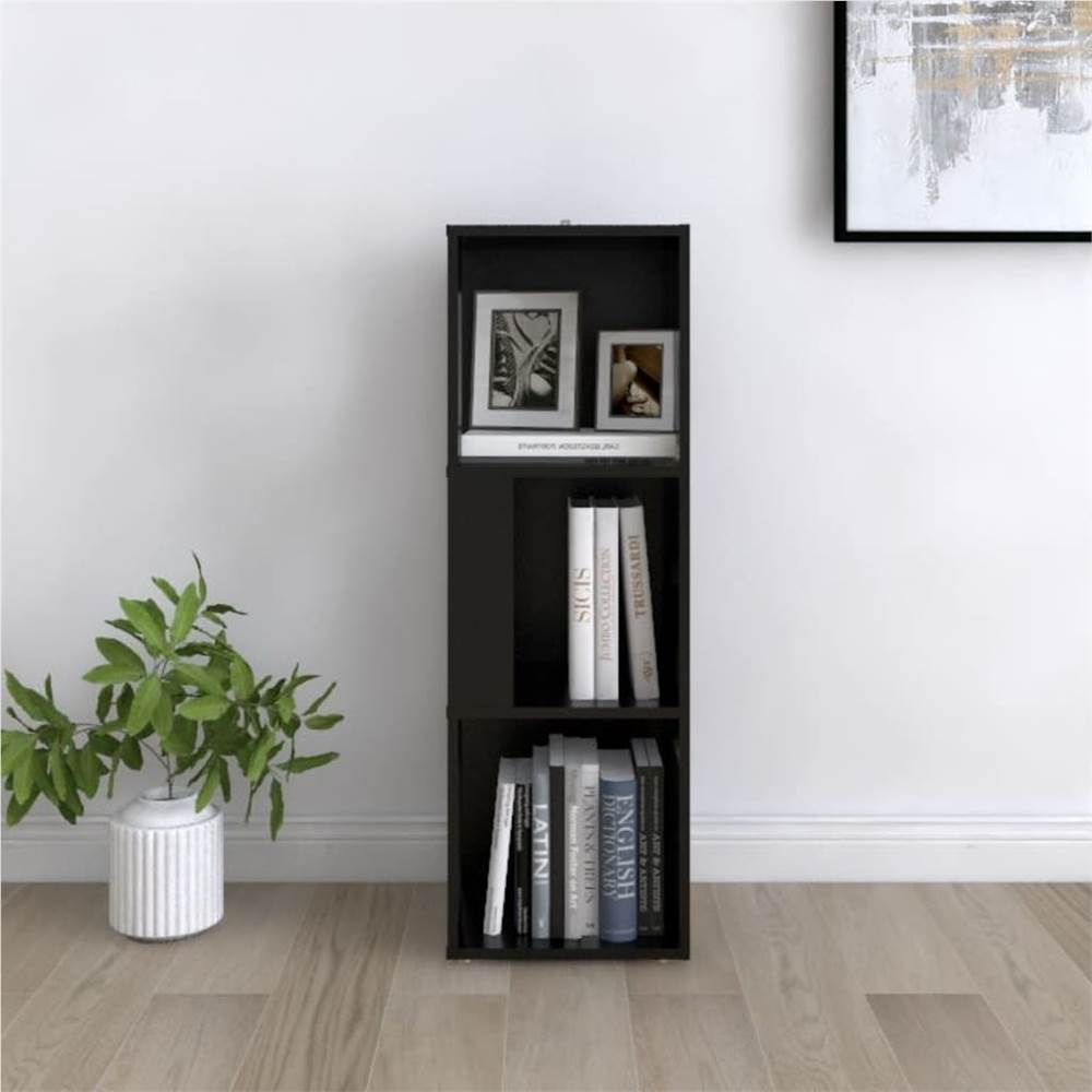 Corner Cabinet Black 33x33x100 cm Chipboard