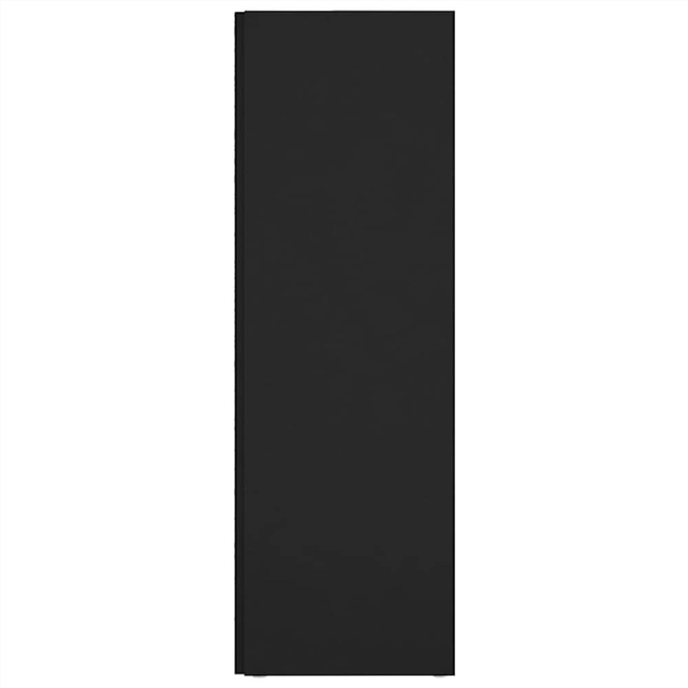 Corner Cabinet Black 33x33x100 cm Chipboard