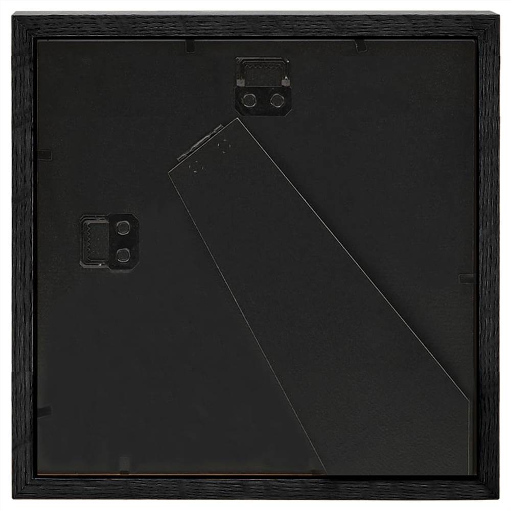 3D Box Photo Frames 5 pcs Black 23x23 cm for 13x13 cm Picture