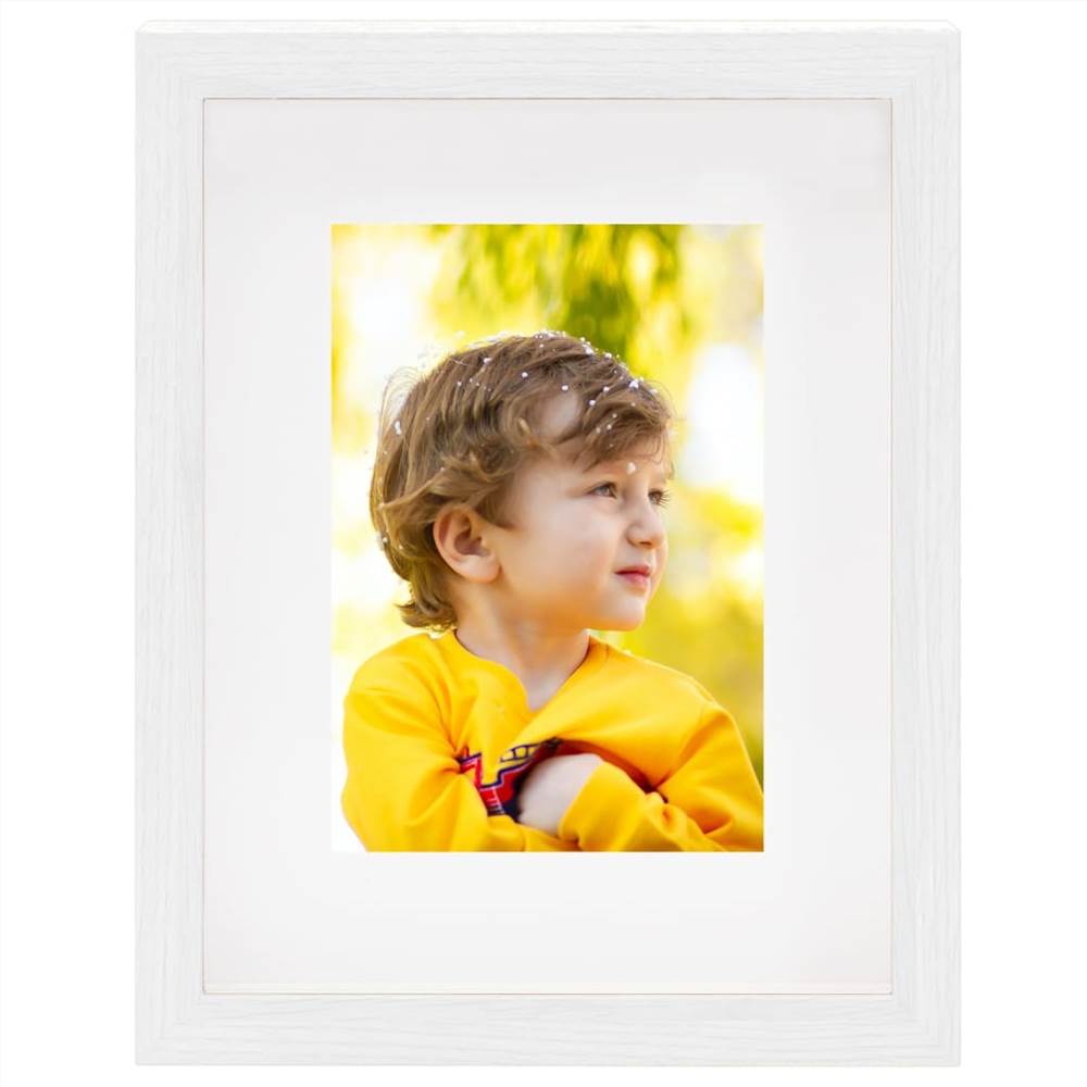 3D Box Photo Frames 5 pcs White 20x25 cm for 13x18 cm Picture