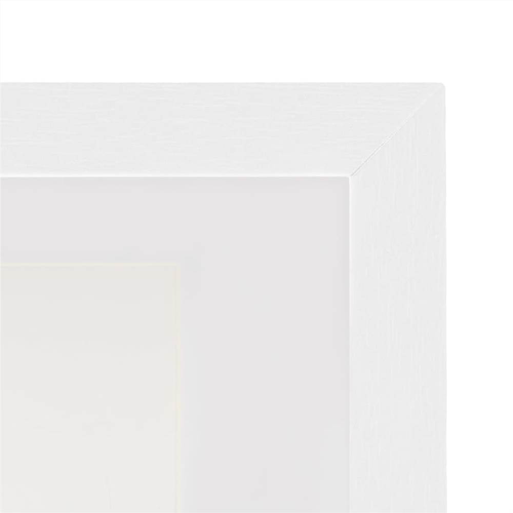 3D Box Photo Frames 5 pcs White 20x25 cm for 13x18 cm Picture