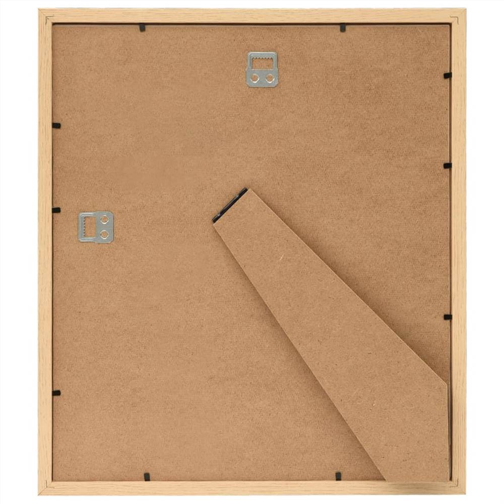 Photo Frames Collage 3 pcs for Wall or Table Light Oak 50x60 cm