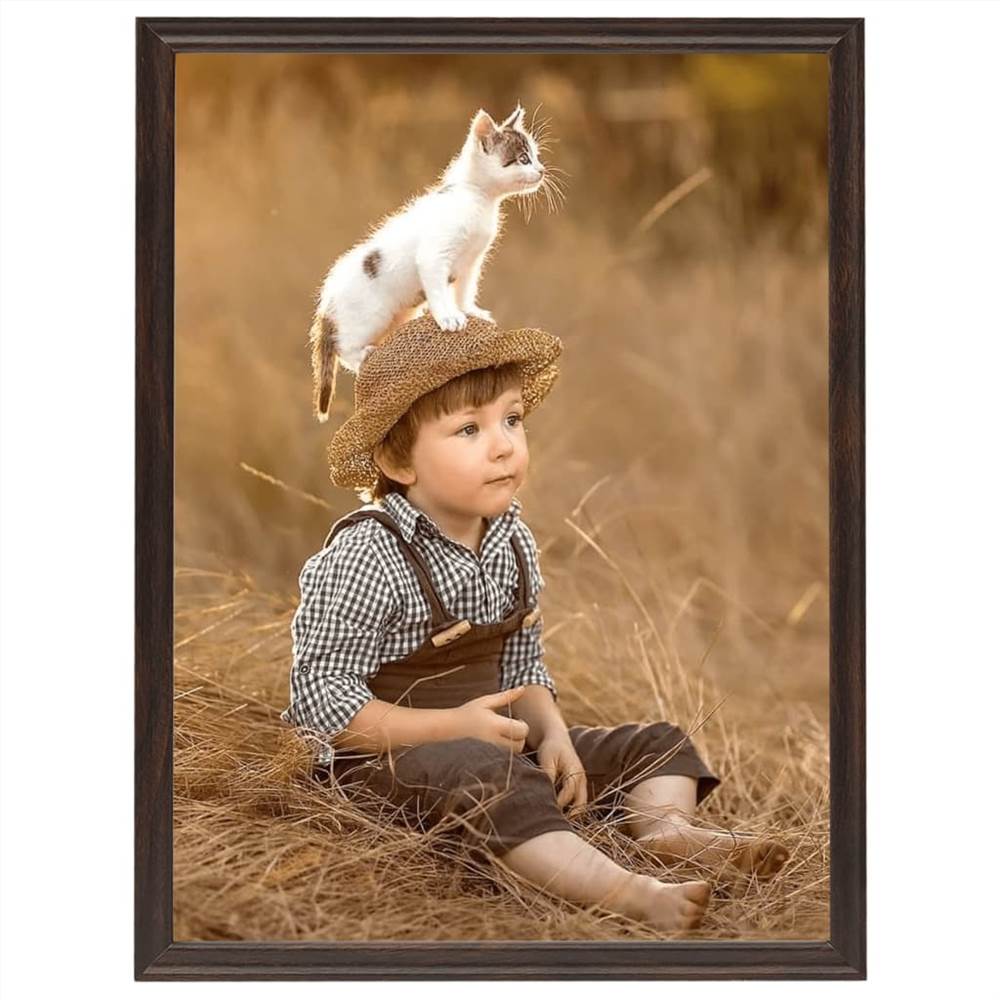 Photo Frames Collage 5 pcs for Wall or Table Black 40x50 cm MDF