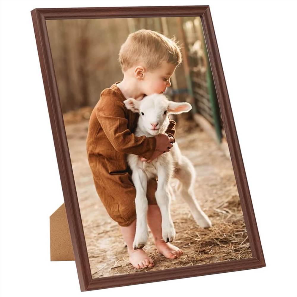 Photo Frames Collage 5 pcs for Wall or Table Brown 40x50 cm MDF
