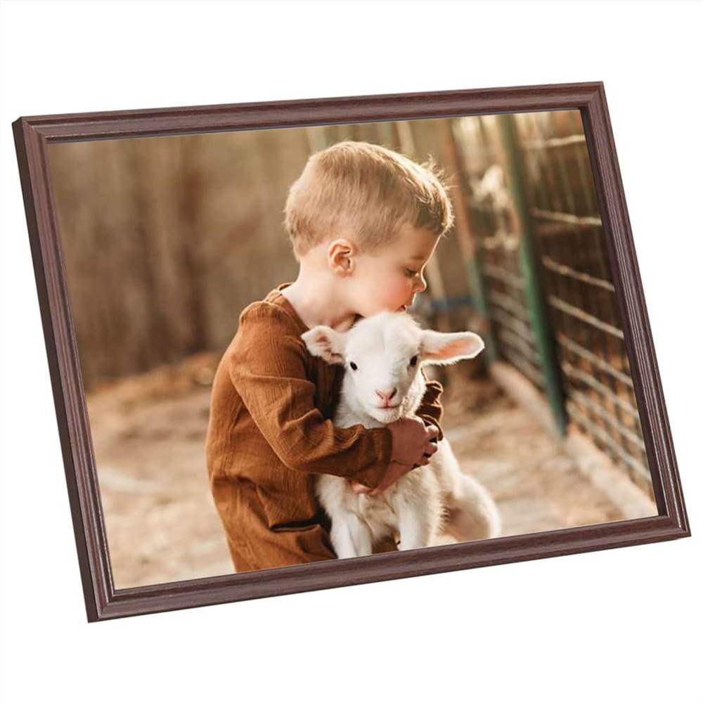 Photo Frames Collage 5 pcs for Wall or Table Brown 50x60 cm MDF