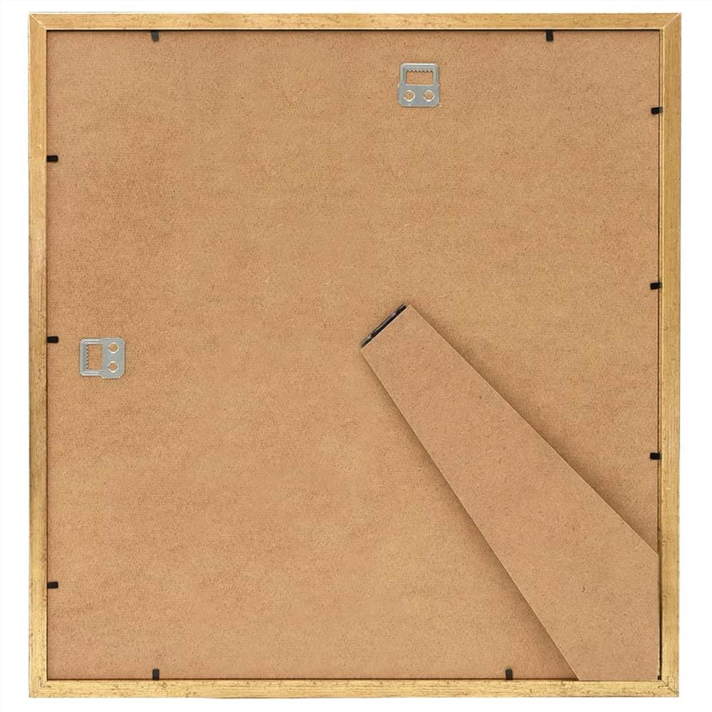 Photo Frames Collage 5 pcs for Wall or Table Gold 50x50 cm MDF