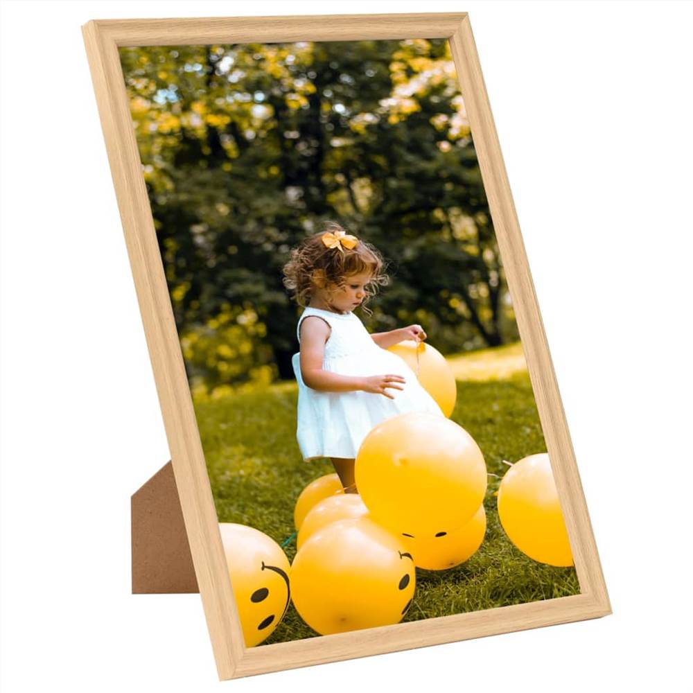 Photo Frames Collage 5pcs for Wall or Table Light Oak 42x59.4cm