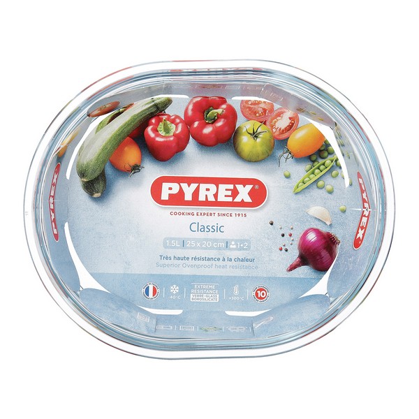 Oven Dish Pyrex Classic Transparent Glass 1,5 L