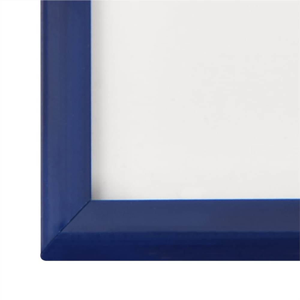 Photo Frames Collage 3 pcs for Wall or Table Blue 50x70 cm MDF